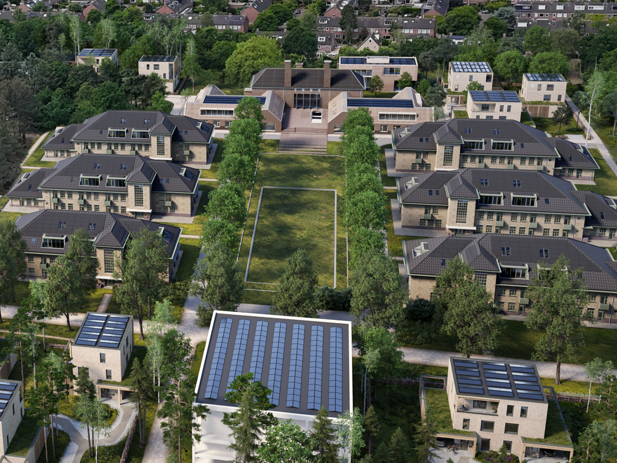 Nieuwbouw Bussum Crailo Kwartier Voorzieningen Legeringsgebouwen 2048X1536